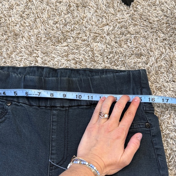 Liverpool Company Skinny Jeans Sienna Pull On Legging Dark Blue size 12/31 - Picture 10 of 14